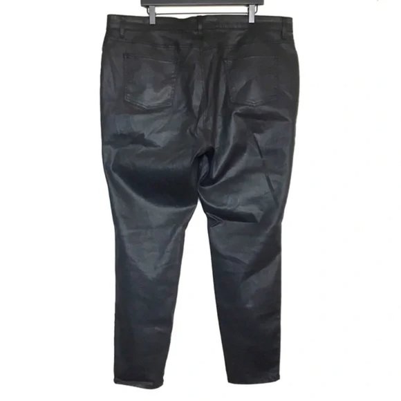 Eileen Fisher Wax Coated Skinny Pants - Picture 4 of 7